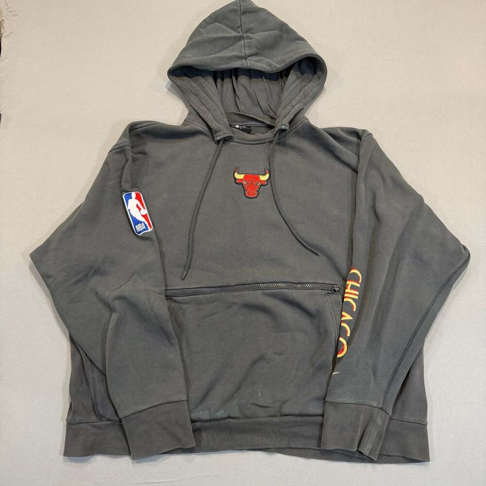 Nike Chicago Bulls NBA Hoodie Gray